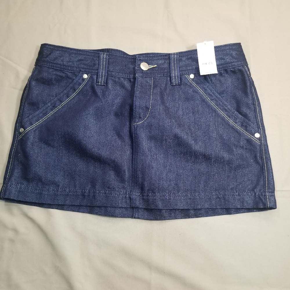 Express Blue Jeans Mini Skirt NWT